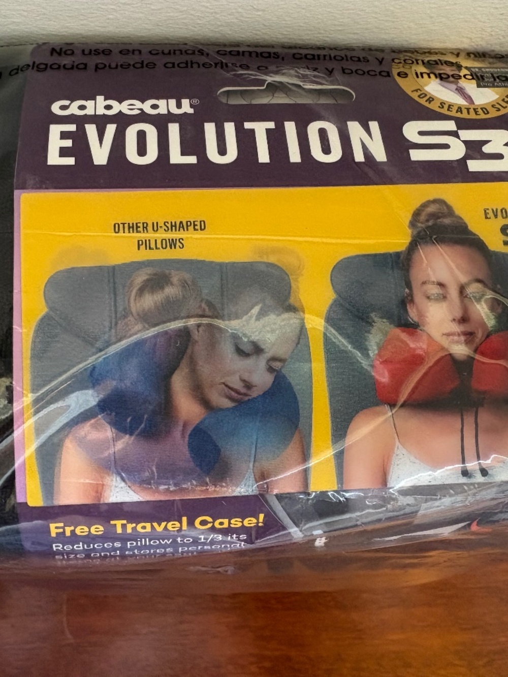 Airplane travel Pillows Cabeau Evolution S3 (set of two) New - Picture 2 of 10